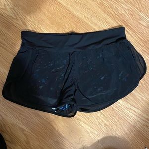 Fabletics shorts (bike shorts with mesh overlay)